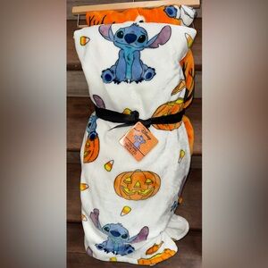 Cute 🥰 Disney 2-Pk Halloween 👻Lilo & Stitch Fleece Blanket Plush Throw 60x70